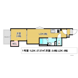 九大学研都市駅 徒歩16分 1階の物件間取画像